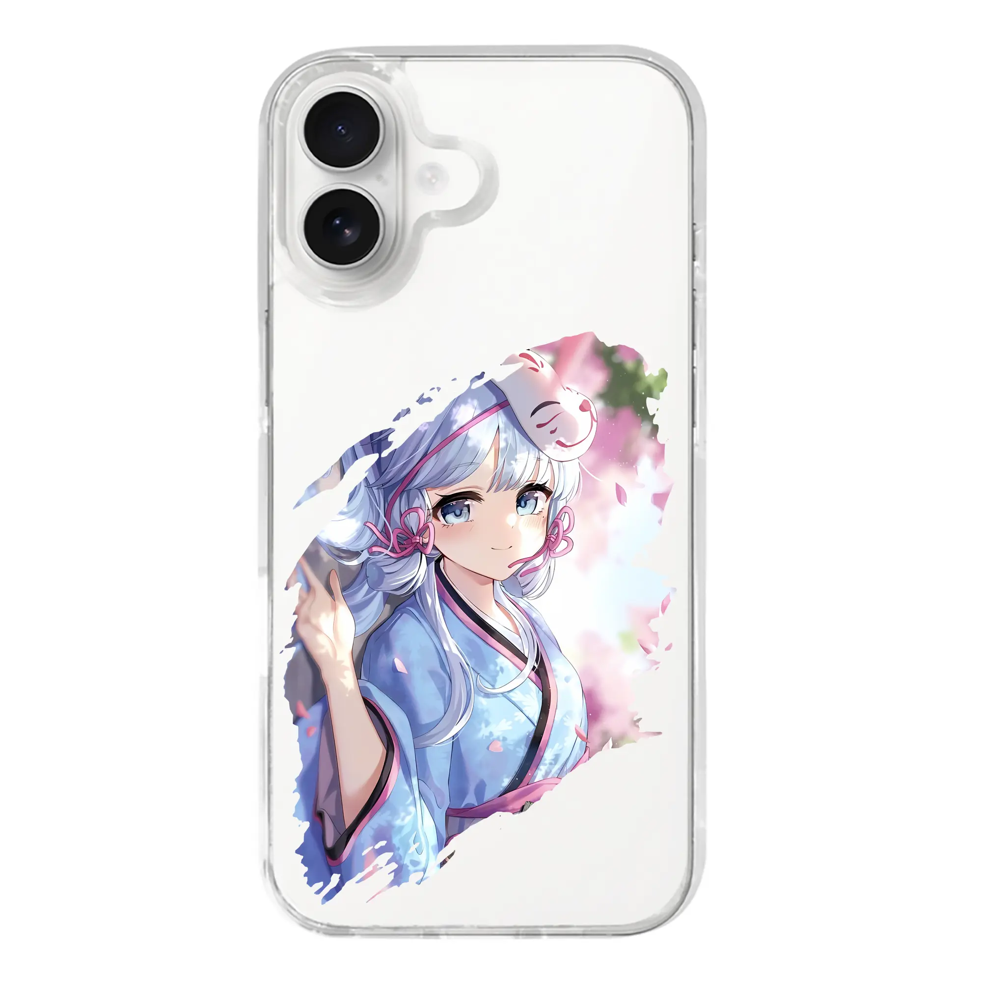 原 神 グッズ 神里綾華 - iPhone 17シリーズ 透明スマホケース – 薄型・耐衝撃・精密フィット保護カバー